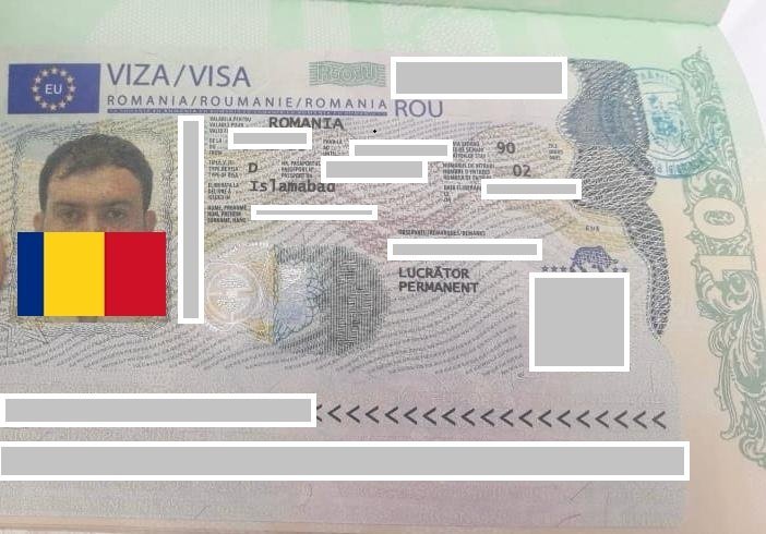 Client visa success story document (personal details redacted)