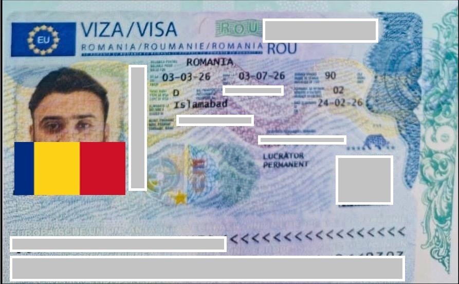 Client visa success story document (personal details redacted)