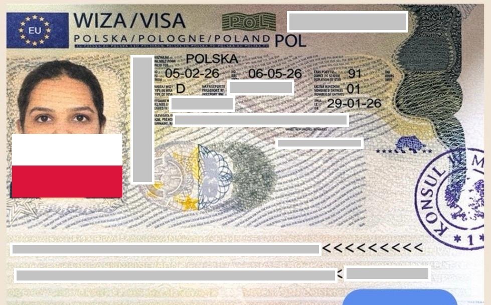 Client visa success story document (personal details redacted)