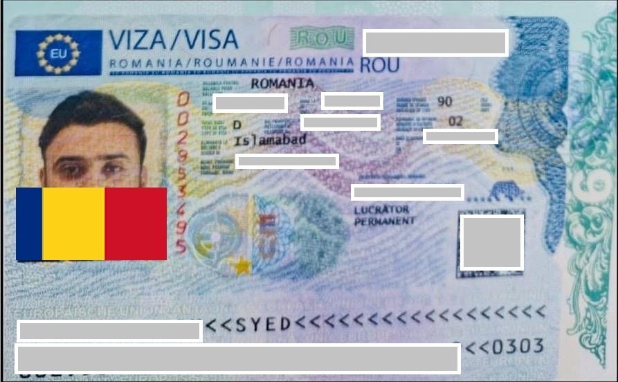 Client visa success story document (personal details redacted)